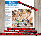 hier gehts zum Artikel in der  Wochenzeitung HALLO NACHBAR!,  Ausgabe 01.09.2018, Autor: Janina Hügel“”  wir san in der Zeitung